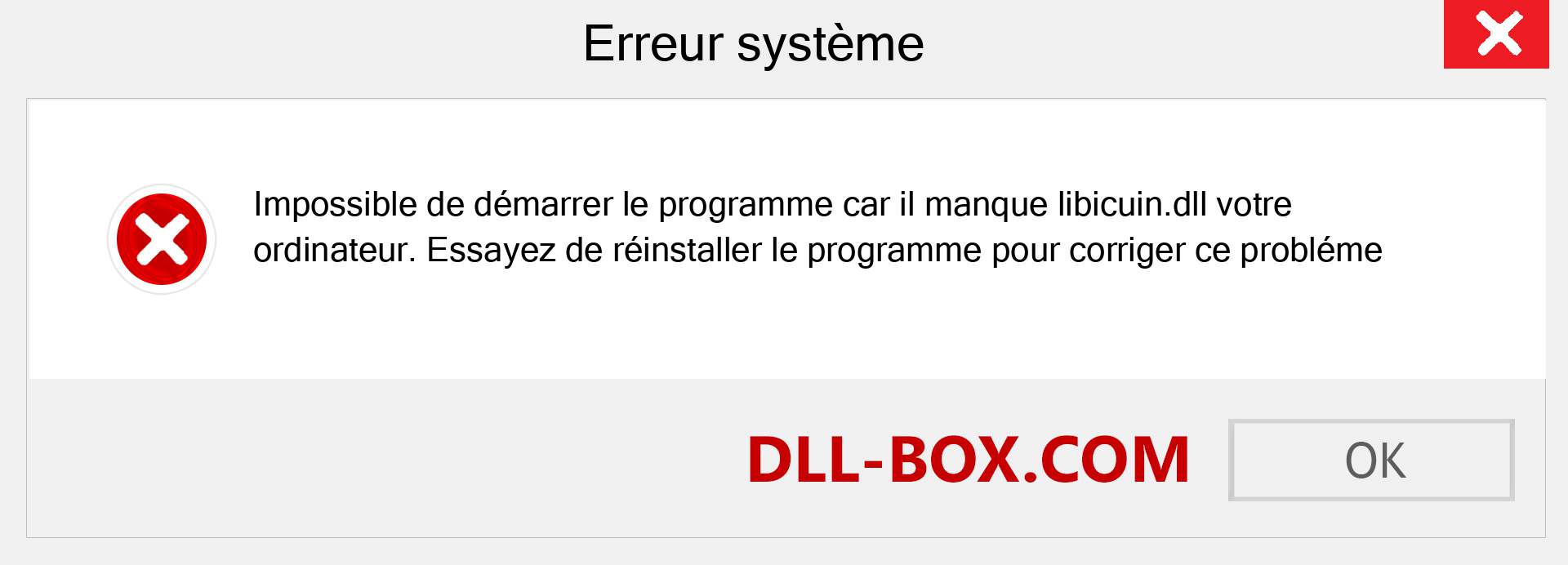 Le fichier libicuin.dll est manquant ?. Télécharger pour Windows 7, 8, 10 - Correction de l'erreur manquante libicuin dll sur Windows, photos, images